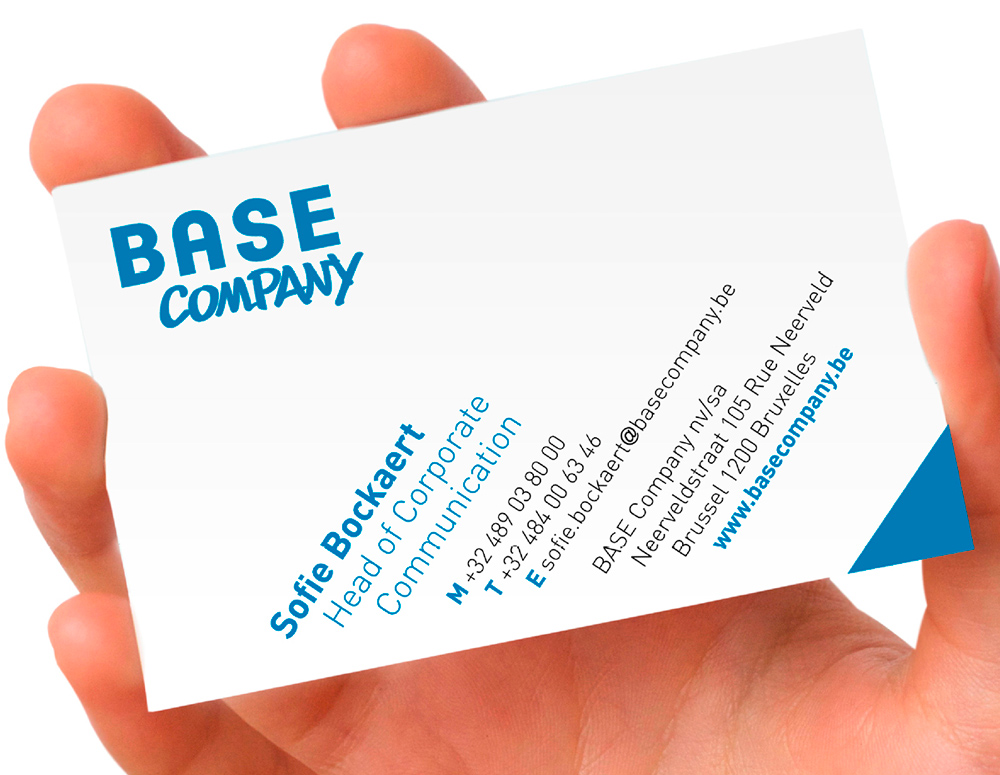 corporate branding, identity and brand purpose for the rebranding of BASE company